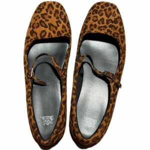 Wild Fable Animal Print Mary Jane Flats